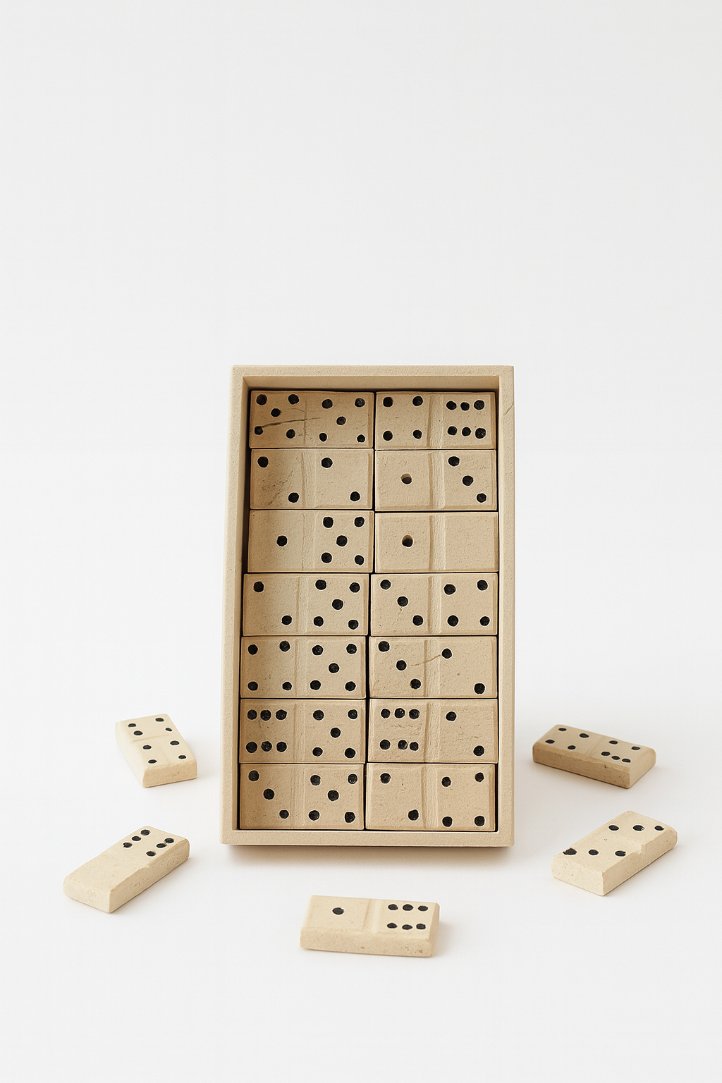 Handcrafted Stone Domino Set – Made in Mexico