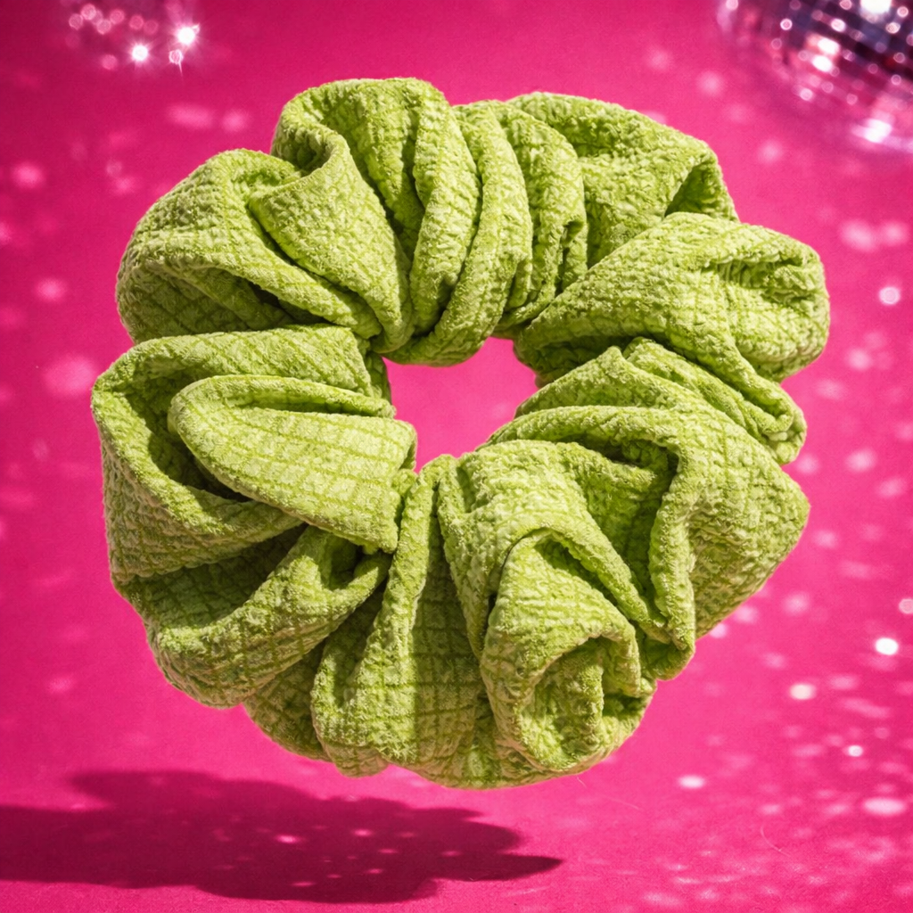 Matcha Cloud Scrunchie Hair Tie