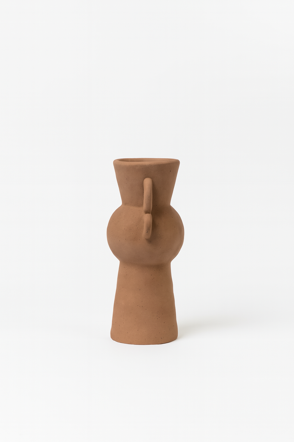 Modern Terra Vase – Sculptural Terracotta Vessel | Minimalist Earth-Tone Home Decor