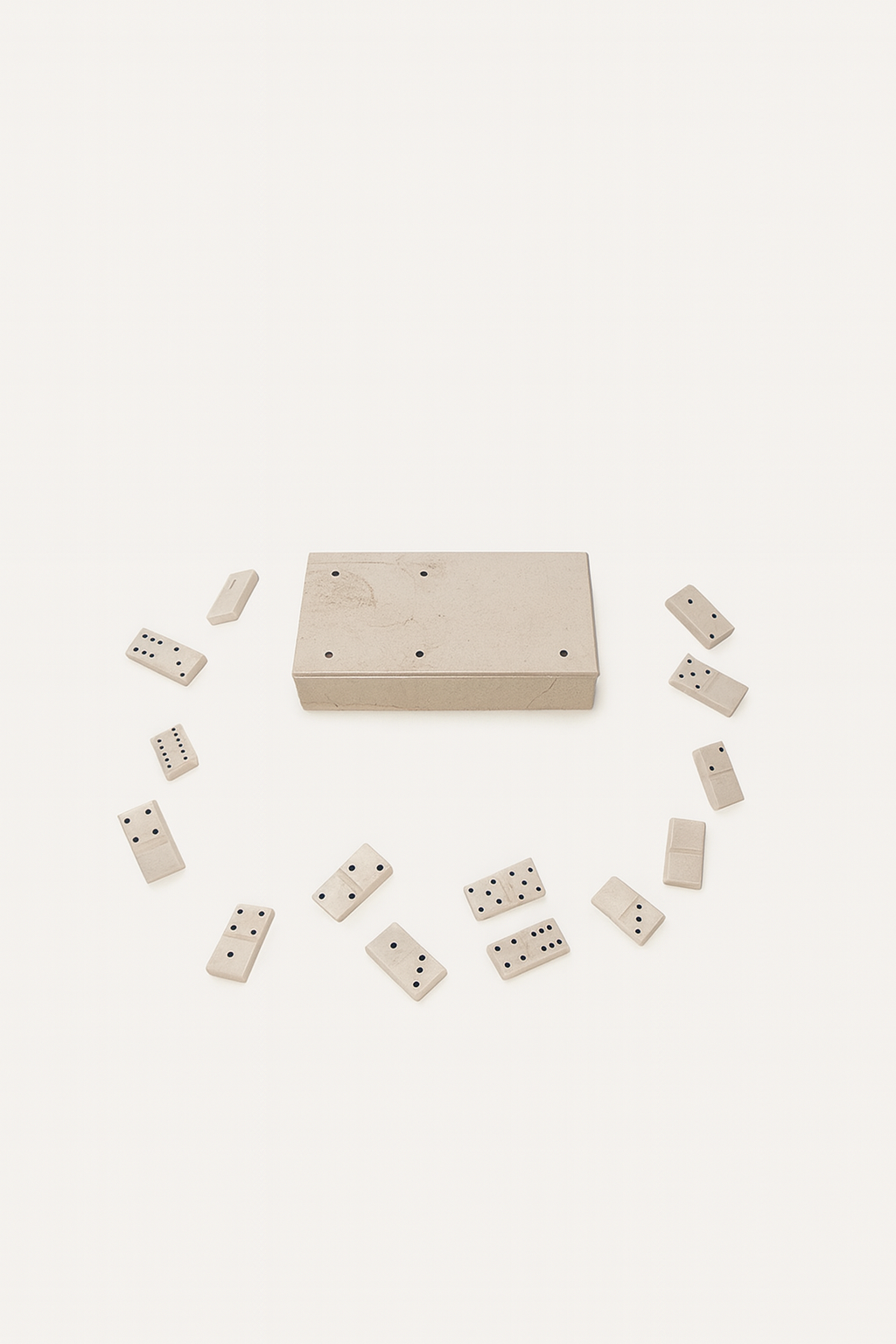 Handcrafted Stone Domino Set – Made in Mexico