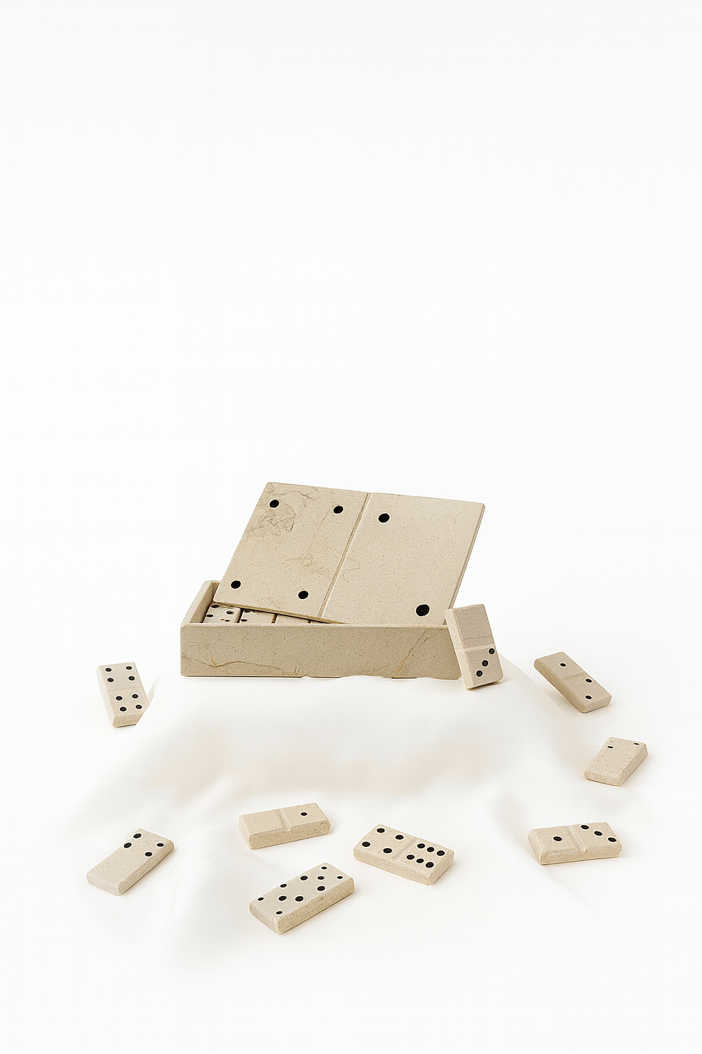 Handcrafted Stone Domino Set – Made in Mexico