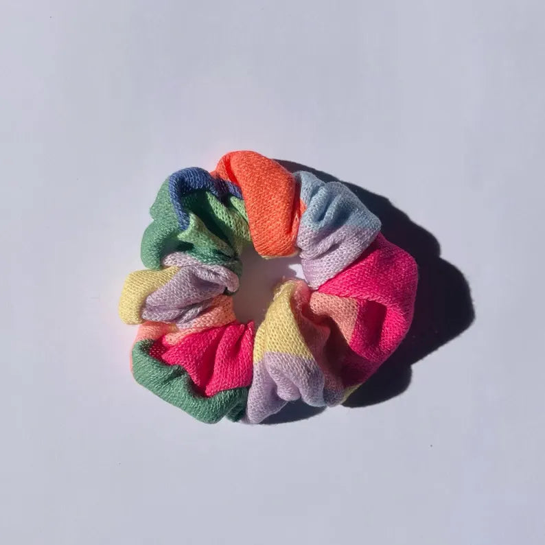 Multicolored Scrunchie Hair Tie