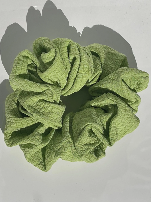 Matcha Cloud Scrunchie Hair Tie